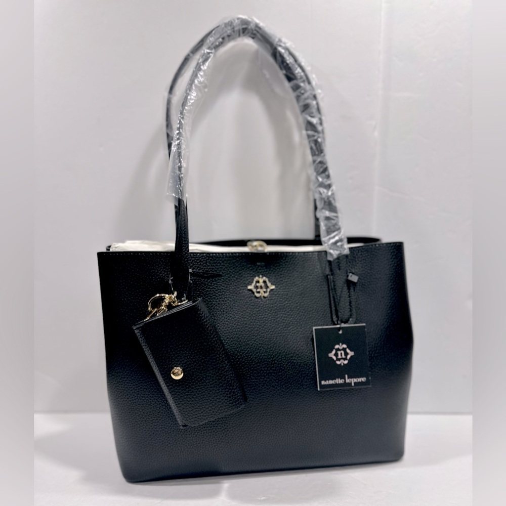 Nanette Lepore Black Tote Bag